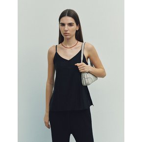 Layered Pintuck Sleeveless (Black)