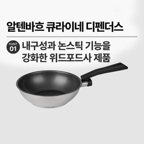 [비밀특가] 알텐바흐 뽀큐트 디펜더스 프라이팬 인덕션 스테인레스 후라이팬 24웍