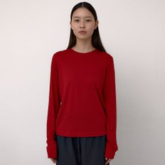 Tencel Long Sleeve T-Shirts (Red)