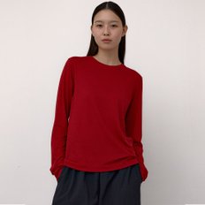 Tencel Long Sleeve T-Shirts (Red)