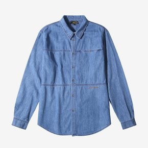 LMSM COTTON DENIM SHIRT _BLUE_LSTD0BL41M