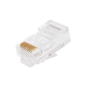 RJ45 커넥터 CAT5E 랜선 랜케이블 8P8C 1개 관통형
