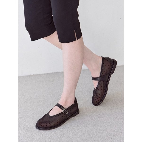 Frily 프릴리 메쉬 메리제인 플랫슈즈_F348_4colors_1.5cm