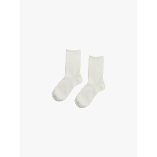 [3EA 1SET] PASTEL MIDDLE SOCKS_WHITE