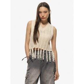 net vest (ivory)