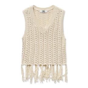 net vest (ivory)