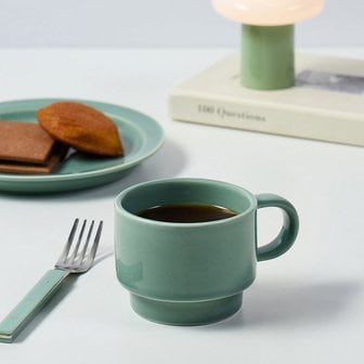 JAJU 브리즈 스태킹 머그컵 200ml 민트 J70N901330700