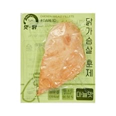 푸드원 냉동 훈제 닭가슴살 마늘맛 100g