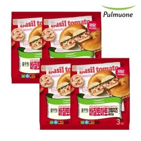 바질토마토 크림치즈 베이글 435gX4개
