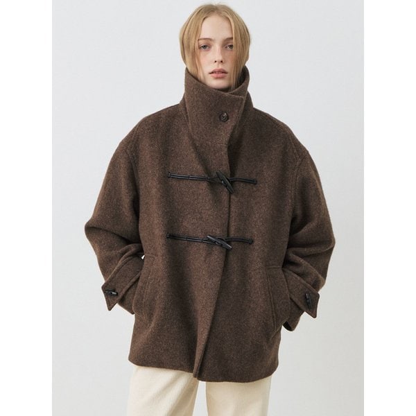 [5차][울100%]울 하이넥 더플  코트_2COLORS