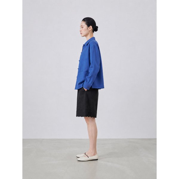Lace Pocket Short CHARCOAL_F262PT08