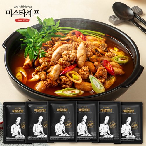 [미스타셰프]  해물알탕 550g 6팩