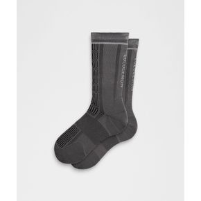 30% ▼ M 파워 스트라이드 크루 삭스 - TVSG/BLK/SILD