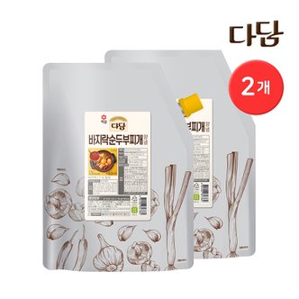 CJ프레시웨이 [G] CJ프레시웨이 다담 양념소스 벌크 / 바지락순두부찌개 2kg 2개