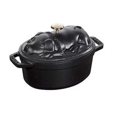 독일 스타우브 무쇠냄비 STAUB Cocotte Pig 17 cm Casserole Dish Cast Iron 블랙 1345104