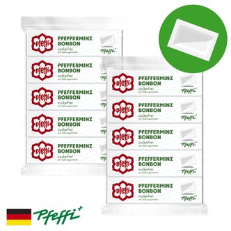  독일 페피 무설탕 민트캔디 120정(60정 x 2세트)