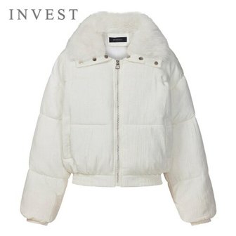신세계라이브쇼핑 [인베스트] 소프트 퍼 카라 패딩 점퍼_IN5W1JP1521