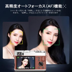 NEZINI 4K 4800 Vlog 16 LED 디지털 카메라 오토 포커스 디지털 카메라 만 화소 카메라 손떨림