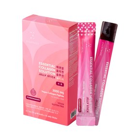 비건 고함량 3,000mg 콜라겐 비타민C 젤리스틱 석류 20g x 10포, 1박스