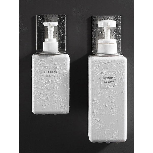 프리미엄 304 스텐 샴푸통 벽부착 정리함