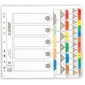 [아톰] 인덱스간지 IF-302 5분류 종이