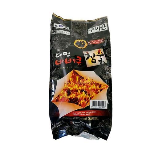 대명 바베큐 참숯 1kg 봉지숯 구이용 BBQ 숯(1)