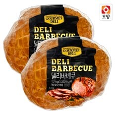 사조오양 델리바베큐 1.2kg 2개 샌드위치햄