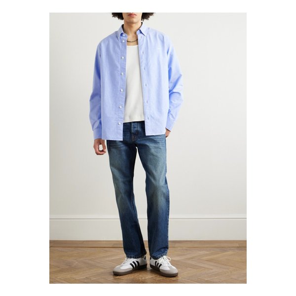 NN.07 콜비 5910 버튼다운 칼라 로고 자수 코튼 셔츠 46376663162844779