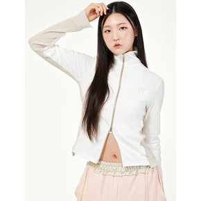 OFFICIAL RAW ZIPUP JACKET (IVORY)