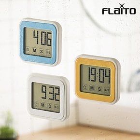 지성 플라이토 방수 욕실 타이머 디지털 시계 통닭집 흡착식 선물용 귀여운 시계