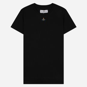 [시흥점] [비비안 웨스트우드]6S 3G010017 J001M N401 여성 ORB 로고 반팔 티셔츠 블랙