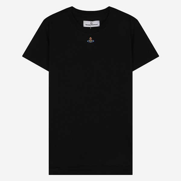 [시흥점] [비비안 웨스트우드]6S 3G010017 J001M N401 여성 ORB 로고 반팔 티셔츠 블랙