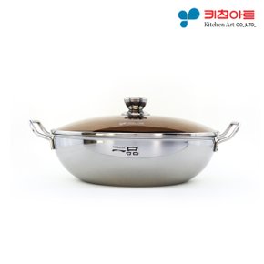 일품 통3중 전골냄비 26cm /인덕션가능 스텐304재질