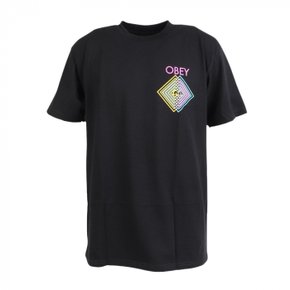 OBEY 남성 DOUBLE VISION CLASSIC 티셔츠 165263797BLKO24U