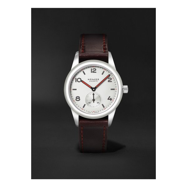 클럽 오토매틱 스테인리스 스틸 가죽 36mm 시계 레퍼런스 넘버 703.1 1647597336477238