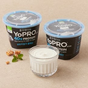 다논 YoPRO 무가당 프로틴 요거트 400g*2