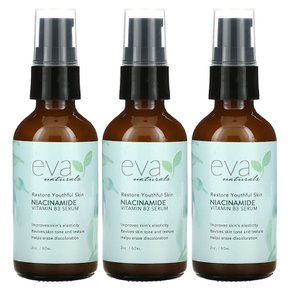 Eva Naturals 나이아신아마이드 비타민B3 세럼 60ml 3개