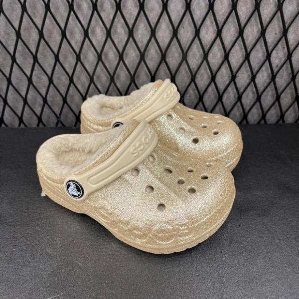 CROCS HC02 바야 라인드 글리터 클로그 K 207656-11S(1)