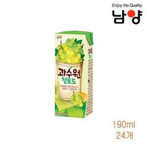 과수원 청포도 190ml x 24개
