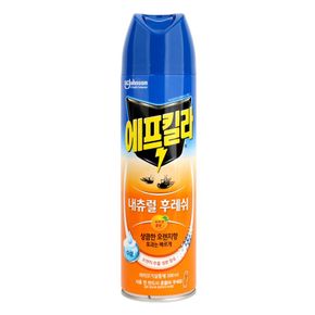 에프킬라 큐 에어로솔 내츄럴 후레쉬 상큼한 오렌지향 파리모기 살충제 500ml..