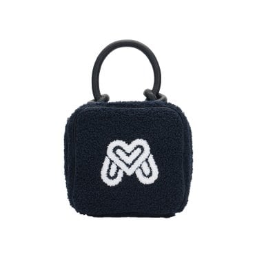 MARTINE GOLF [정상가 278000원]여성 부클 스퀘어 토트백 네이비 (QWADBG40149)