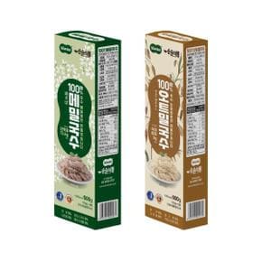 /순솔 [1+1] 순솔 100%메밀국수 500g +100%오트밀국수 500g
