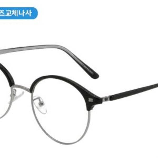 [옷자락] 남녀공용 베이직 심플 라운드 캐주얼 안경테