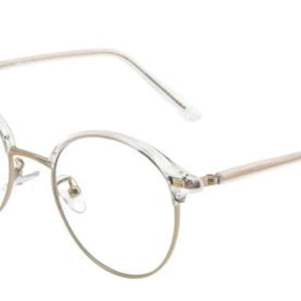 [옷자락] 남녀공용 베이직 심플 라운드 캐주얼 안경테