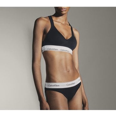 Calvin Klein Underwear 모던 코튼 스쿱백 브라렛 AF 비키니 SET (QF5490,F3787AD - 001)