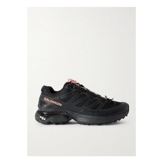 살로몬 Xt-패스웨이 2 러플 새틴 고무 트리밍 메시 스니커즈 블랙 46376663162985664