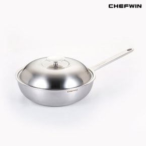쉐프윈 316STS 통5중 28cm 멀티웍