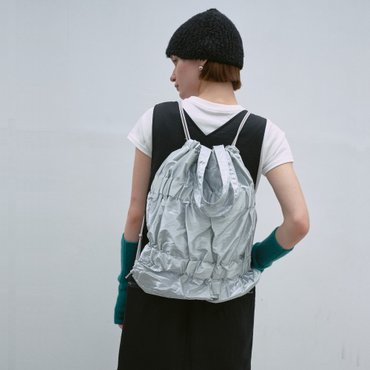 아코크(ACOC) Tiered Banding Backpack_Silver_123BG006SV