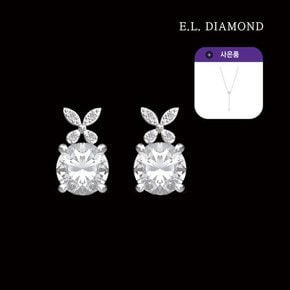 [E.L DIAMOND]18K 랩다이아몬드 1캐럿 프시케 귀걸이