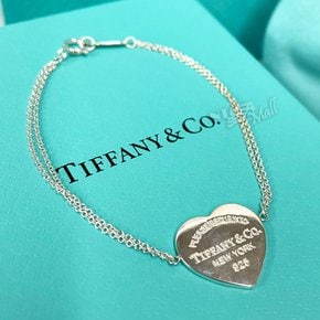 티파니앤코 리턴 투 티파니 하트 택 더블체인 팔찌 TIFFANY HEART TAG DOUBLE CHAIN BRACELET